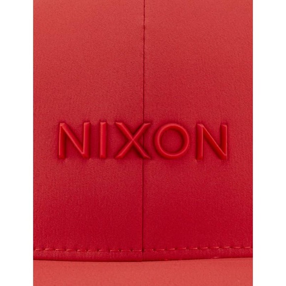 Nixon Men's Delta FF Quick Dry FlexFit Hat Cap - Fire - Picture 2 of 5